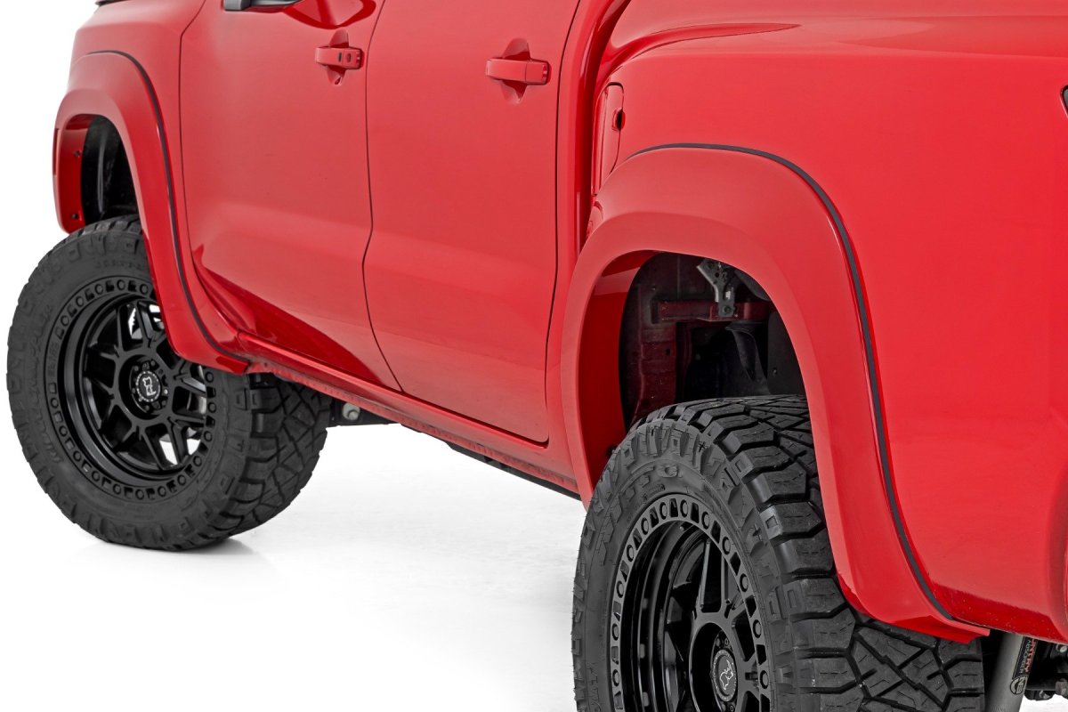 Nissan Frontier Fender Flares - Rough Country - Sport - Flat Black - '22-'25